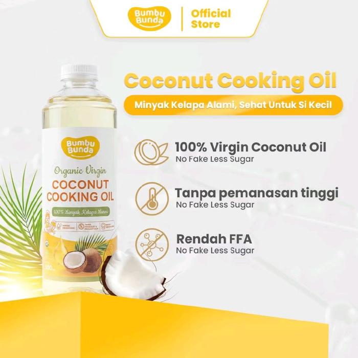 Bumbu Bunda Elia Coconut Cooking Oil / Minyak MPASI / BB Booster MPASI