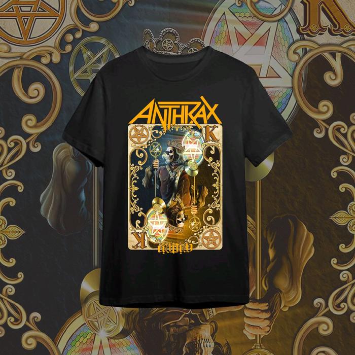 kaos band anak-anthrax-kaos musik anthrax - kaos band Iron anthrax