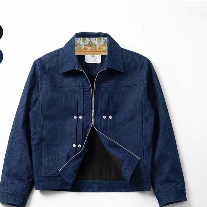 bal Jacket Bm2 - Locky Black Unisex Jaket Casual Pria Printing Zipper Cowok Hitam Kulit Branded Panj