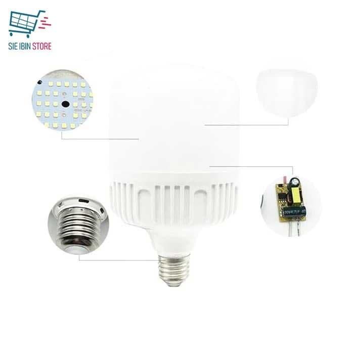 COD Lampu LED TIKI Bulb Jumbo Tabung 20W Kapsul Super Terang Putih Free Ongkir