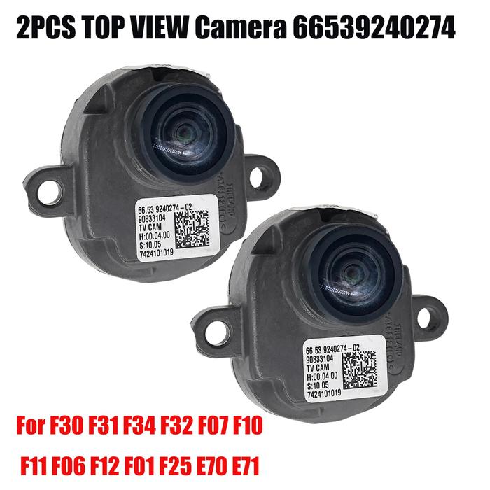 2PCS New Top View Camera 66539240274 for BMW F30 F31 F34 F32 F07 F10