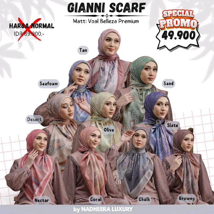 GIANNI SCARF NADHERA LUXURY