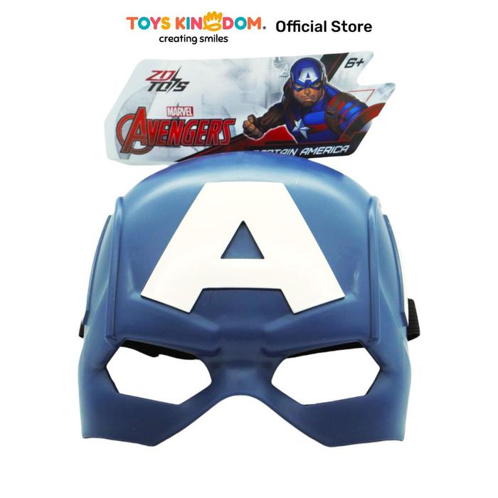 Toys Kingdom Top Gear ZD Roleplay Mask Captain America Topeng Superhero Kostum Anak Aksesoris Cospla