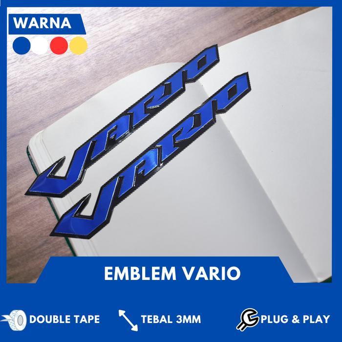 EMBLEM VARIO TIMBUL LOGO VARIO BUKAN STICKER TIMBUL MOTOR EMBLEM LOGO