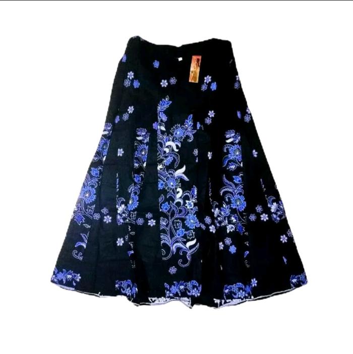 Rok Kembang Batik pecah 8 panjang dan pendek/bawahan wanita formal / pesta/ rok kembang