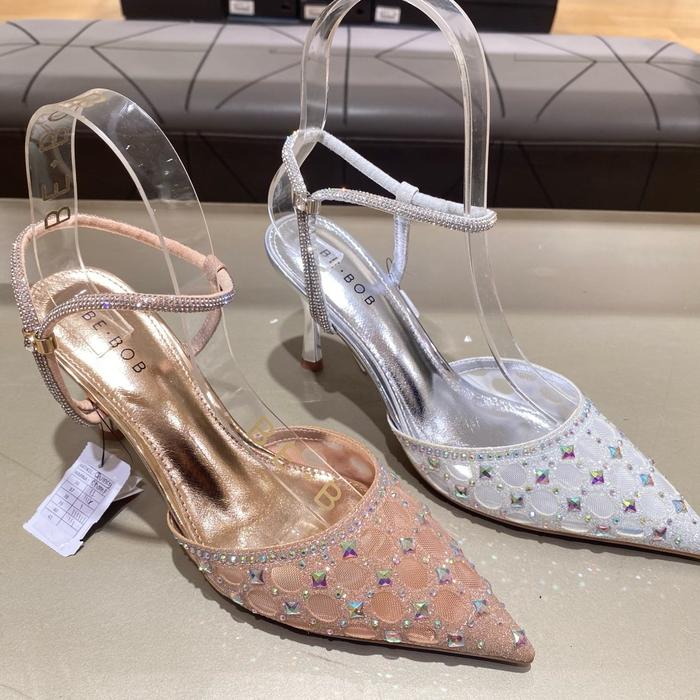 BE-BOB SEPATU HEELS PESTA BLINK SUPER MEWAH ORI MATAHARI