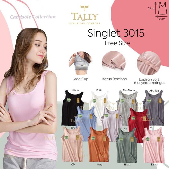 BEST SELLER SINGLET DEWASA ADA BUSA/ TENGTOP BUSA/ TANKTOP PANJANG 3015