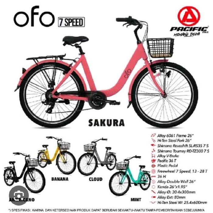 Spd ctb 26 Pasific OFO new, keranjang