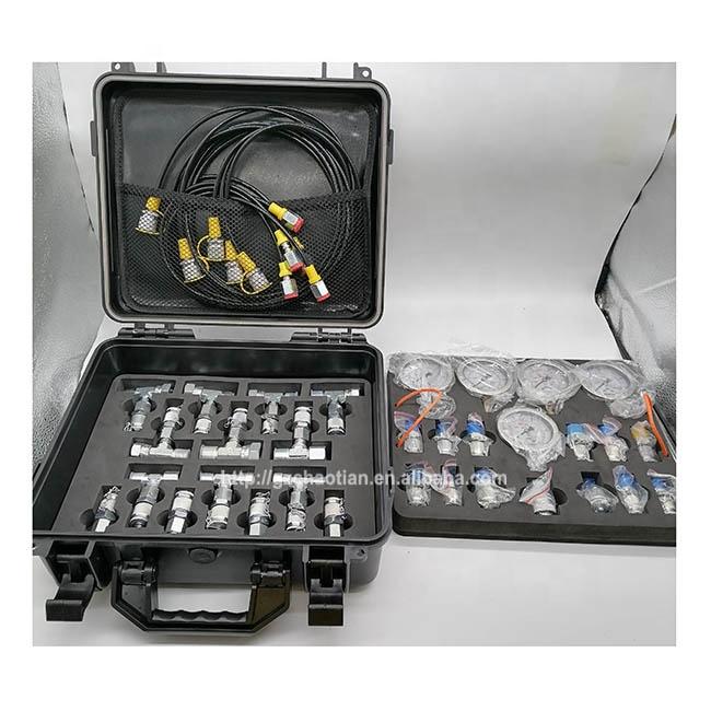 Hydraulic pressure gauge test kit excavator hydraulic pressure gauge