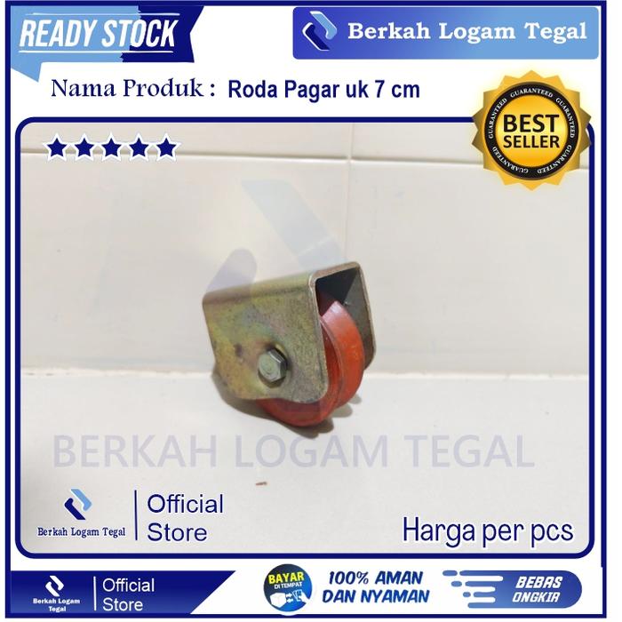 Roda pagar besi cor 7cm besi cor rumah pleting