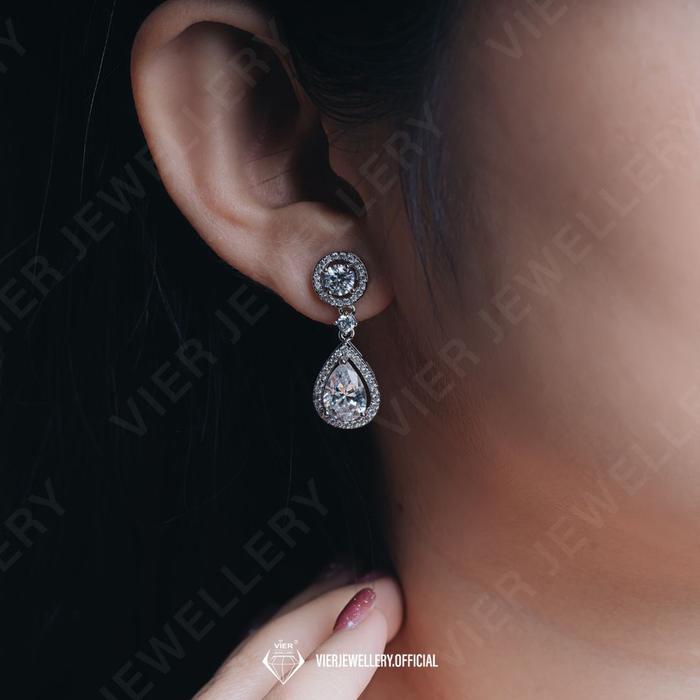 Vier Jewellery Luxury Set 14779 Anting Wedding Jewellery Set  Bride Jewellery Set