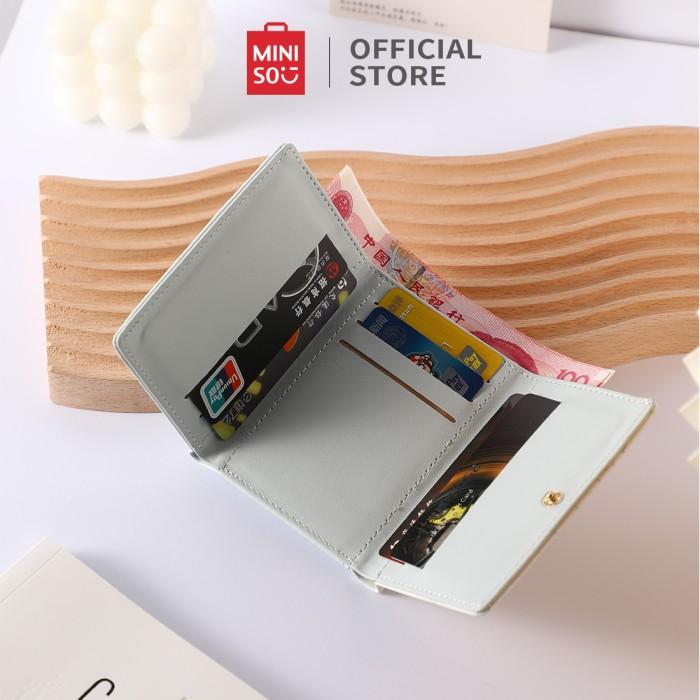 HOT PROMO MINISO DOMPET WANITA DOMPET PENDEK WANITA LIPAT TIGA ITAS BESAR SE3