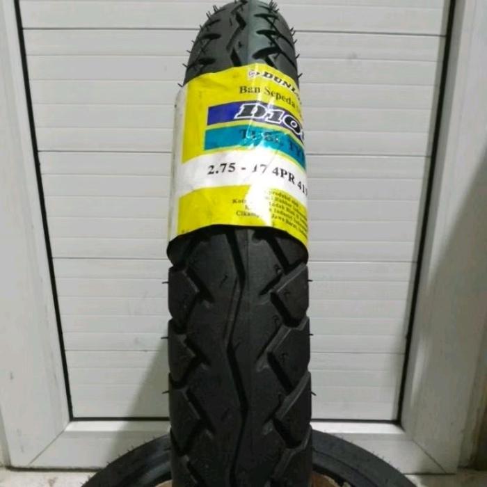 BAN LUAR BEBEK RING 17 DUNLOP D108 275-17 | 80/90-17 TUBE TYPE NON TUBELESS