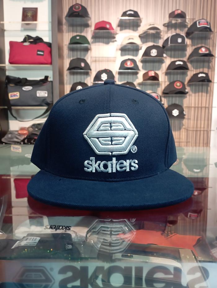 Topi Snapback Logo Skaters 26 74-B Original Navy ZB084