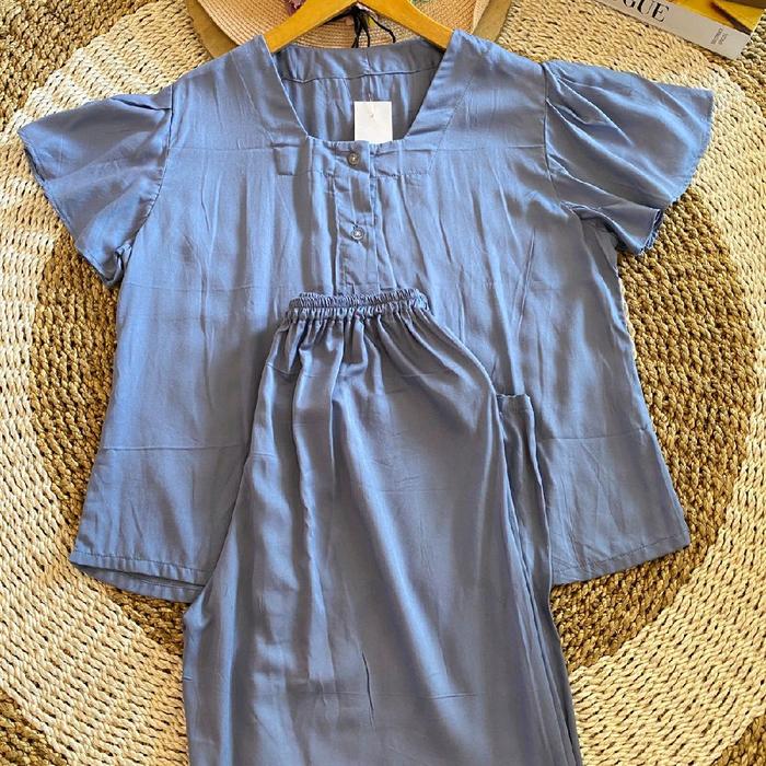 Setelan Katun Lula ( new arrival) wanita bahan rayon premium ( kain roll)