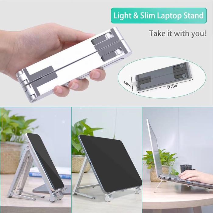 Dudukan laptop lipat/dudukan ponsel laptop multifungsi/dudukan portabel