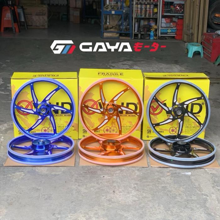 VND Velg Racing Six Star V2 140x17 & 160x17 - Jupiter Z/ Jupiter Mx Old/ Vega ZR/ FIZR 160x17 & 160x
