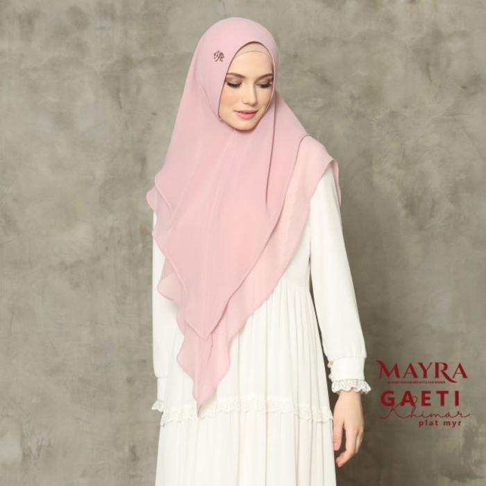 GAETI Plat MAYRA /hijab mayra terbaru / khimar syari mayra terbaru