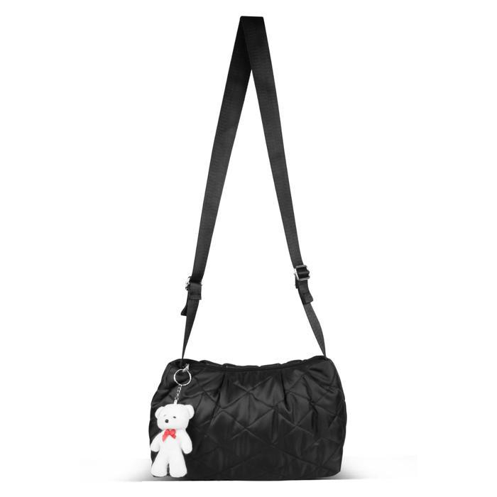 Shafira Tas Selempang Bahu Wanita Puffy Bag Shoulderbag Parasut Bordir Korean style