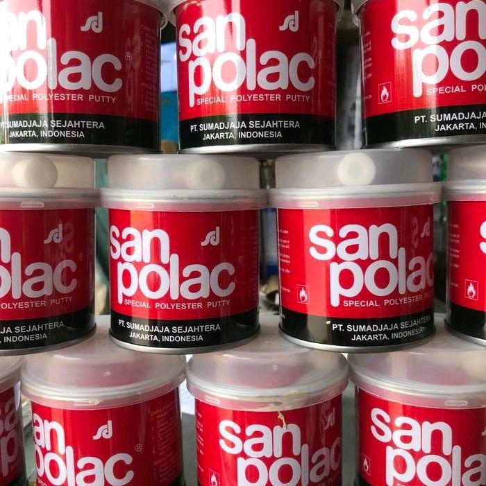 Dempul Sanpolac + Hardener 1/4 kg