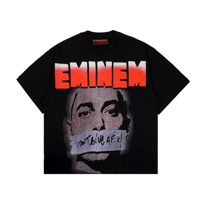 [COD]BAJU KAOS Distro ANAK Usia 3-12 Tahun KKontener Vintage Eminem Slim Shady Black Oversize Tee T-