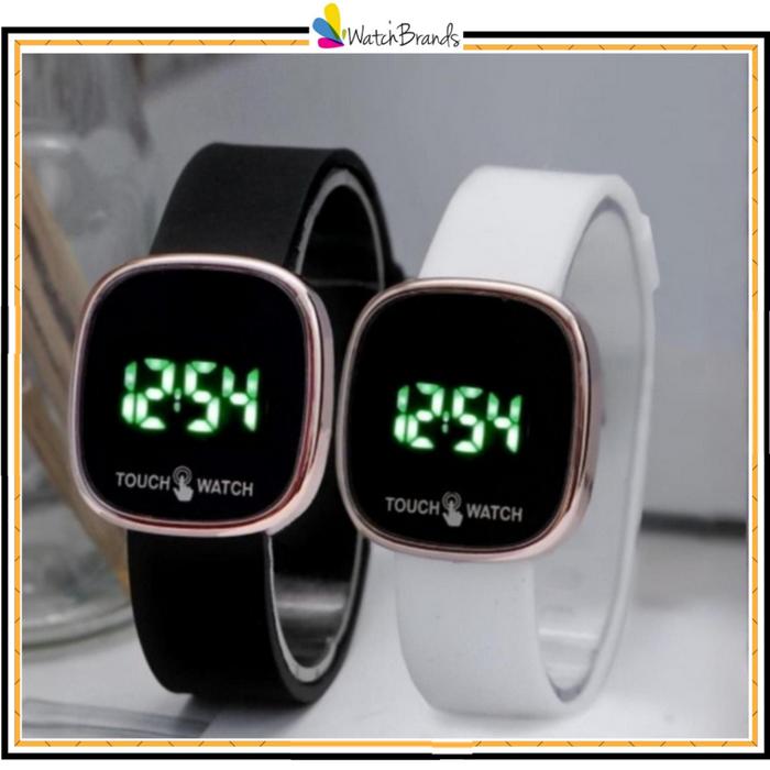 REKOMENDASI WBS JAM TANGAN LED DIGITAL PRIA WANITA RUBBER ELECTRONIC FASHION COUPLE ANAK REMAJA PREM
