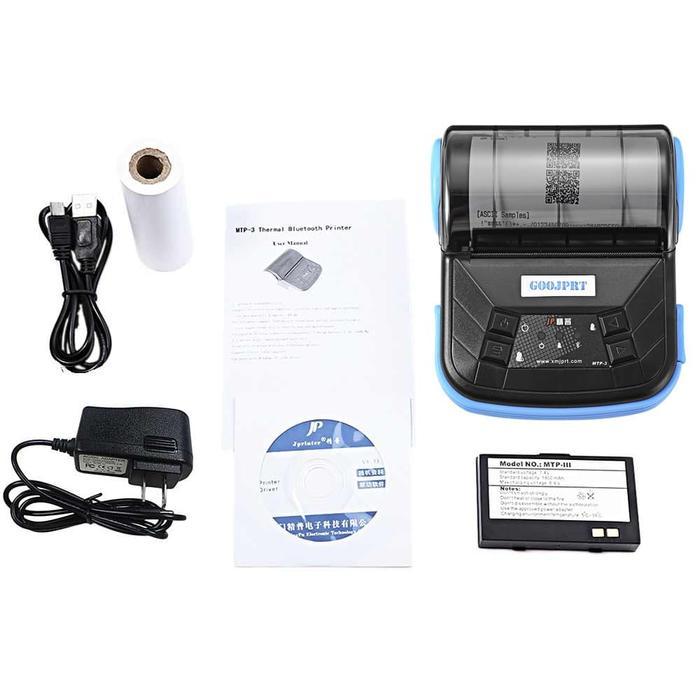 MTP-3 Printer Bluetooth Thermal 80mm Receipt Mini Portable