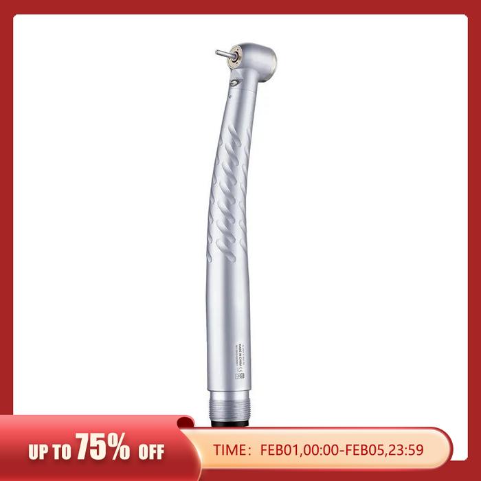 Handpiece gigi LED kecepatan tinggi, Handpiece 2/4 lubang, kepala