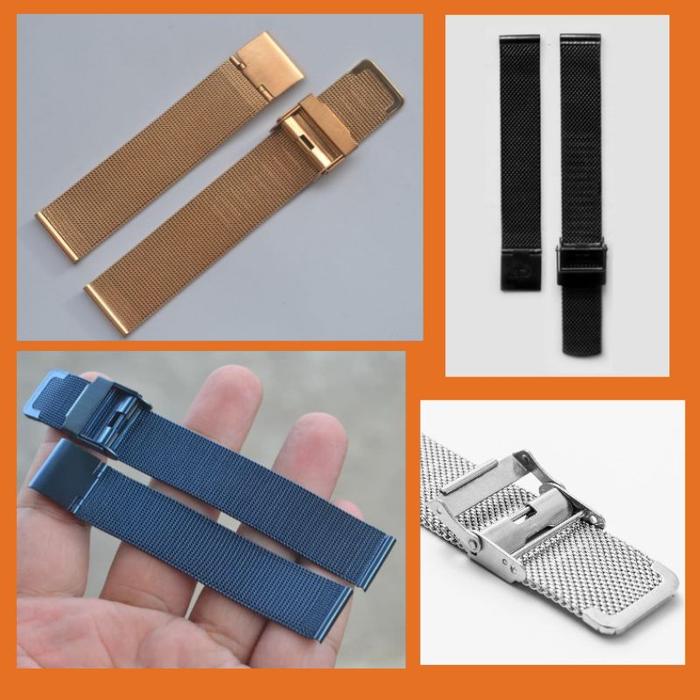 NEW Tali Jam Tangan Rantai Stainless Pasir Strap AC Rantai Full Stainless