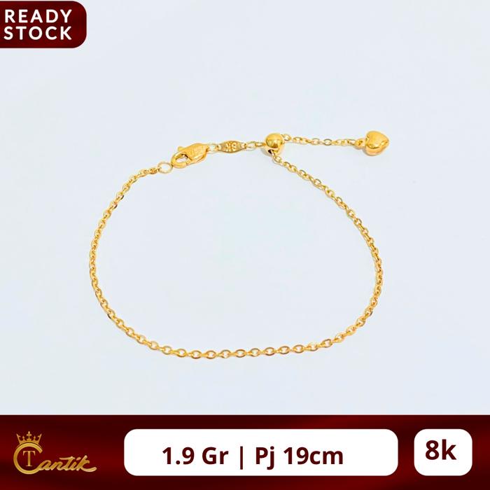 Gelang Rante nori serut polosan 8k
