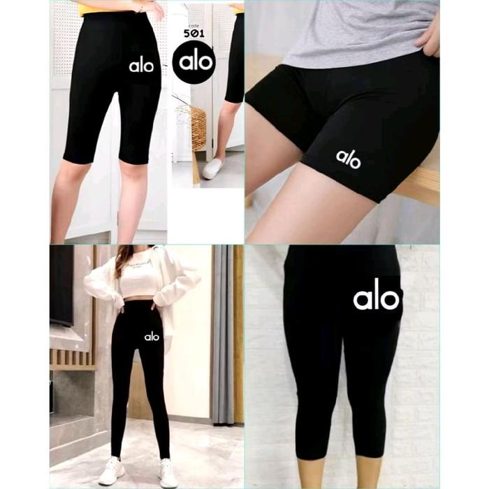 Legging hitam allo pilihan ukuran terbaik/leggging allo
