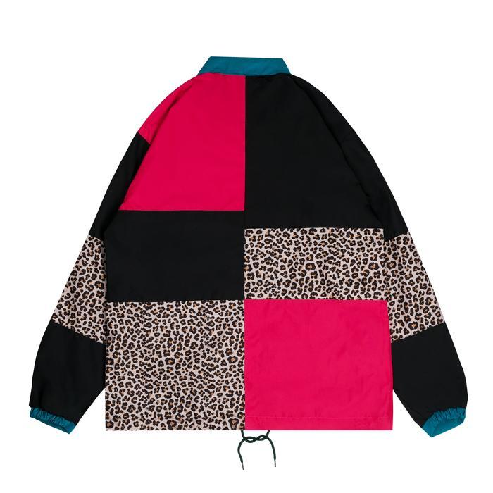 Gozeal | Coach Jacket - Beck | Jacket Parasut Bermotif Leopard | Pria Wanita Uni