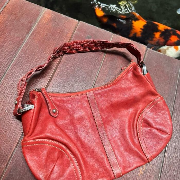 Preloved Elle tas bahu Wanita Kulit