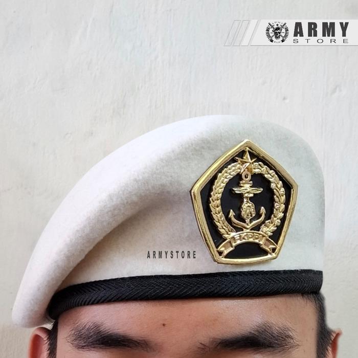 Topi Baret FKPPI Camel Dan Emblem FKPPI