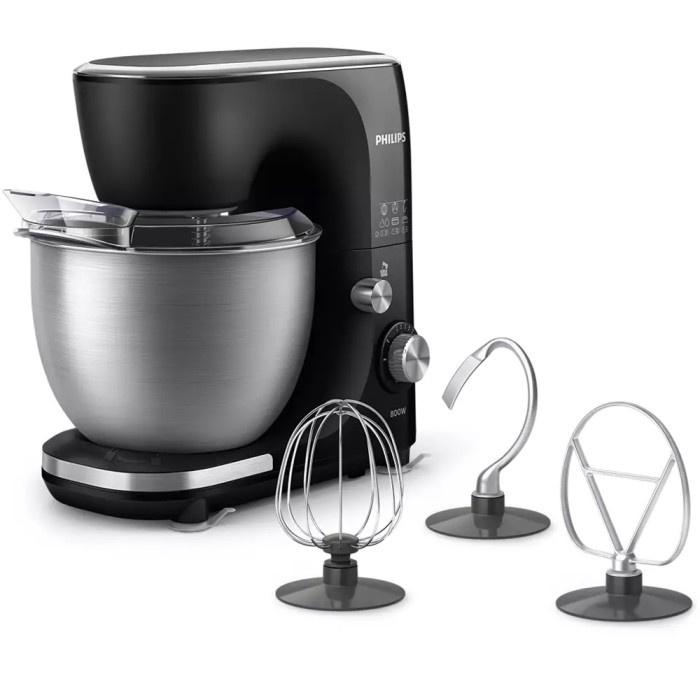 Philips HR7922/90 – Stand Mixer 5 Liter 12 Kecepatan 800 Watt Black