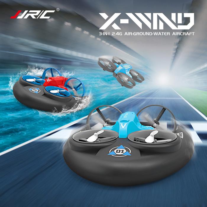 JJRC H101 2.4G Rc Water Land and Air Four Axis Flying Hovercraft Remote Control Vehicle 3-in-1 Rc Mi