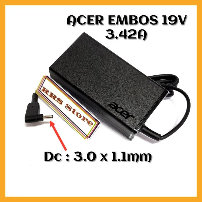 Adapter Charger Laptop ACER 65w 19V 3.42A 3.0X11mm Acer Spin 3 SF315-51G SF315-52G SF315-54G SF315-5