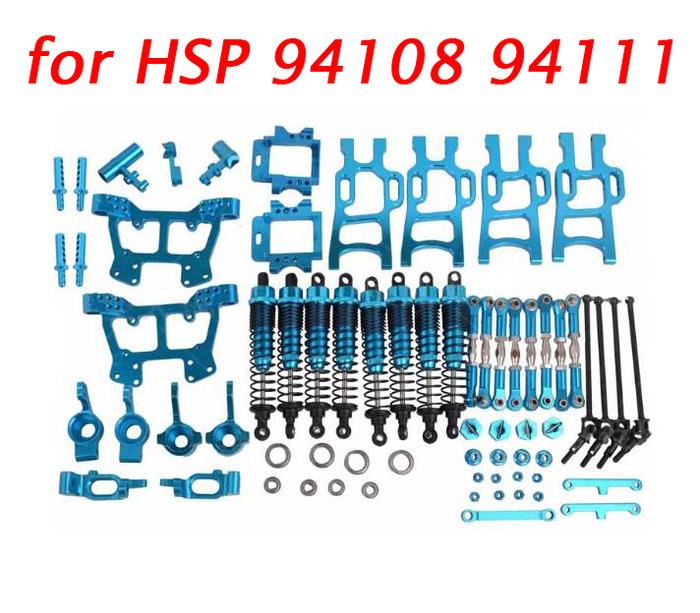 Gratis Pengiriman HSP 1/10 RC Rakasa Truk Logam Upgrade Suku Cadang