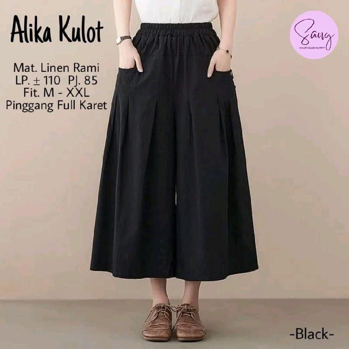 ALIKA KULOT JUMBO / CELANA KULOT / CELANA LINEN