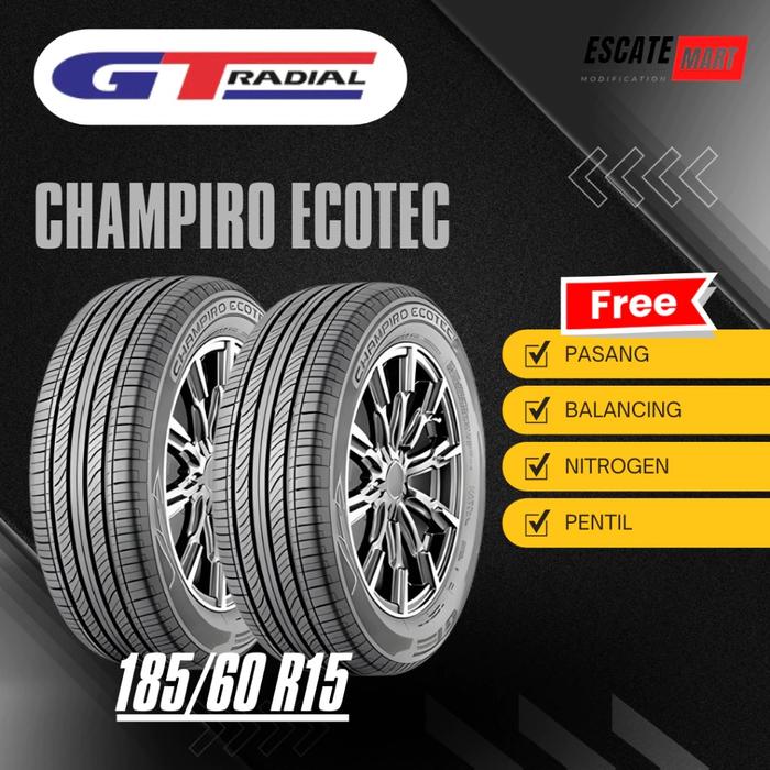 GT Radial Champiro Ecotec 185/60 R15 - Ban Mobil Champiro Ecotec 185 60 R15