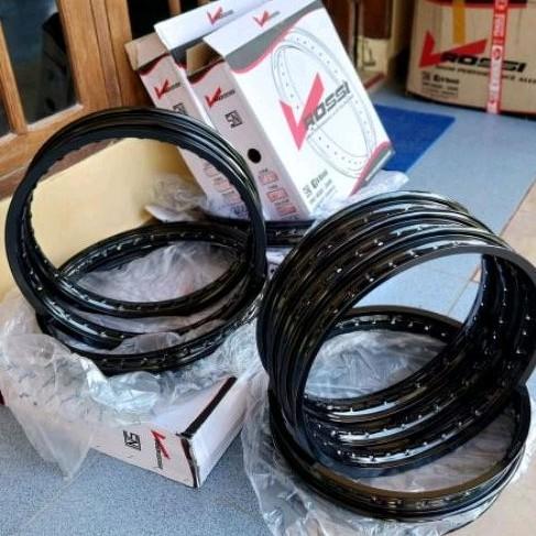 VELG ROSSI HITAM GLOSSY PELEK ROSSI RING 17 HITAM GLOSSY VELEG ROSSI RIM ROSSI RING 17