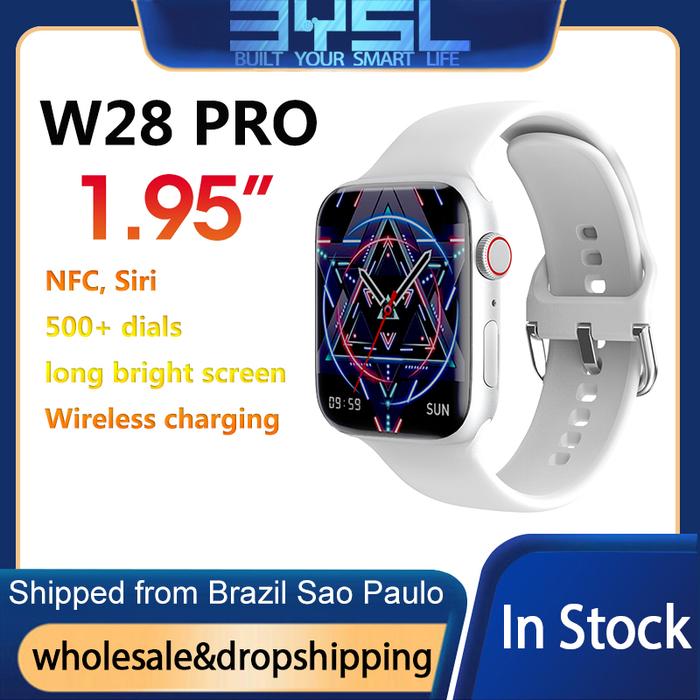 BYSL IWO W28 PRO Smart Watch 1.95'' 428*518 NFC Siri 90MHz High Brush