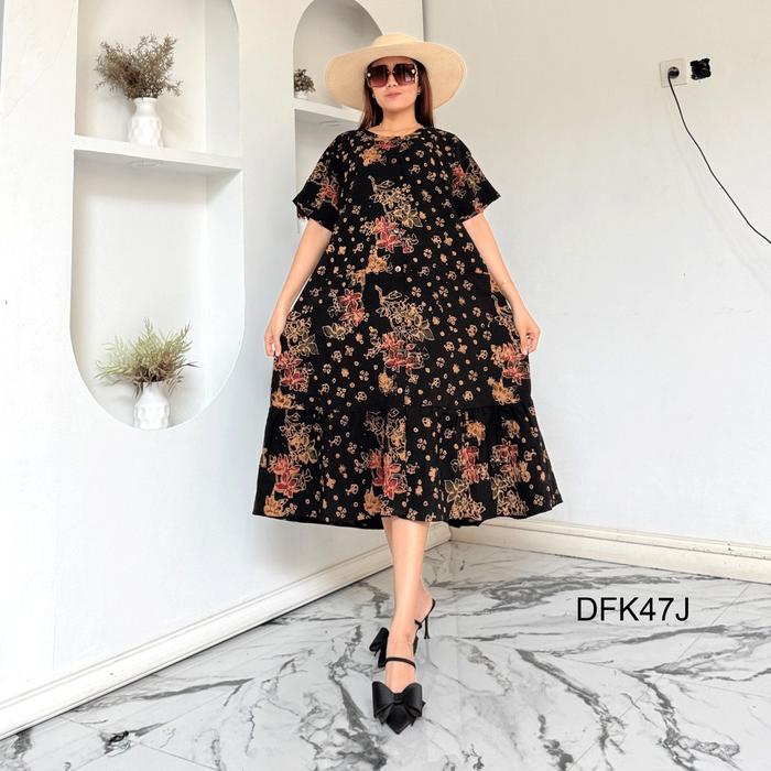 Vitela Batik Daster Cap Andin 120cm Motif Desain By Vitela Bahan Rayon Pekalongan Busui Friendly Den
