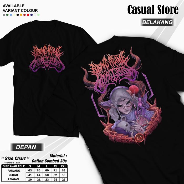 KAOS BAND BRING ME THE HORIZON | KAOS BAND METAL BMTH | T SHIRT BAJU DISTRO MUSIK PRIA WANITA ORIGIN
