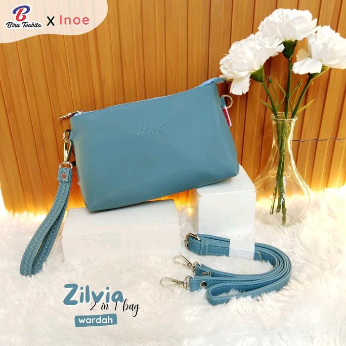 zilvia by inoe x biru tsabita/pouch biru tsabita