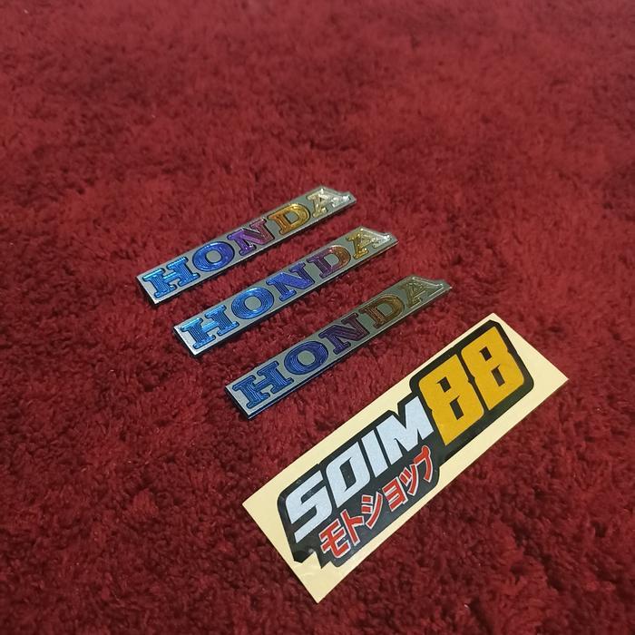 Emblem Honda Titanium Kecil Honda Vario/Beat/Scoopy/PCX/ADV [NTS]