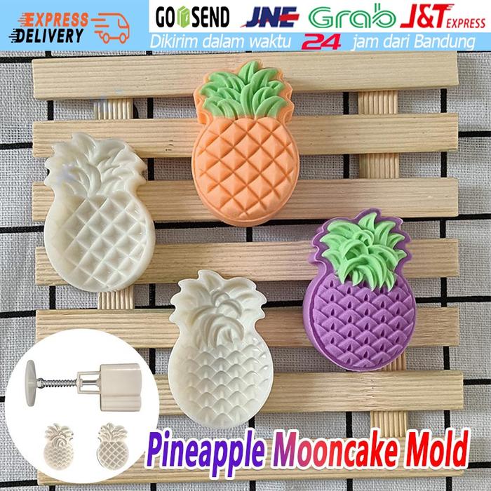 6.2CM * 4.1CM Cetakan Nastar Nanas Daun Mooncake Pineapple / Cetakan Nastar Daun Mooncake Mold