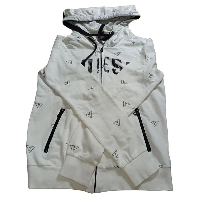 Jaket hoodie Zipper Guess Thrift Preloved Second Branded