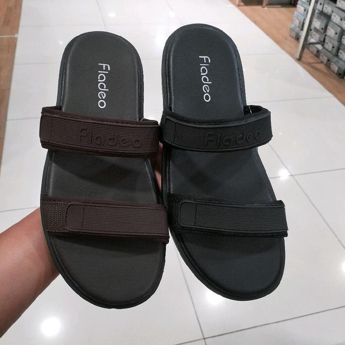 Fladeo Sandal Pria Fladeo Bahan Sintetis Sol PVC Ukuran 39-44 Casual Shoes untuk Pria