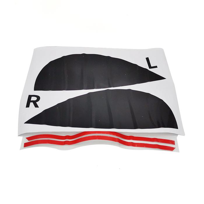 2pcs Car Headlamp Sticker Double eyelid Cute Sticker For mini cooper